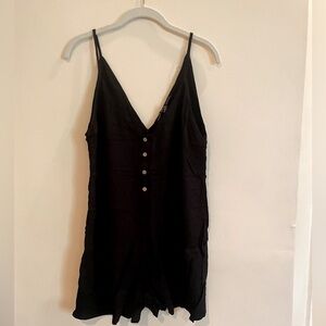 Black Romper/ beach cover up